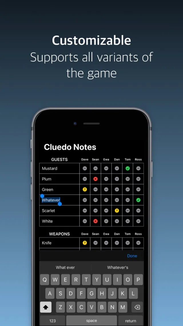 Cluedo Notes | Permainan | XWorld