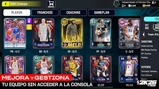 NBA 2K26 MyTEAM | juego | XWorld NBA 2K26 MyTEAM | juego | XWorld