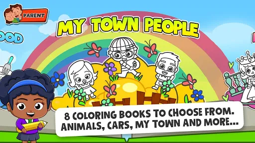 Baby Coloring game - Baby Town | Games | XWorld