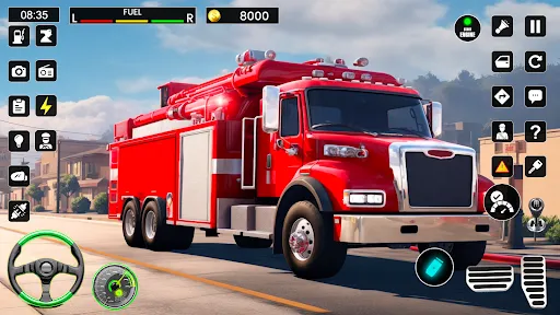 City Fire Truck Rescue Games | Permainan | XWorld
