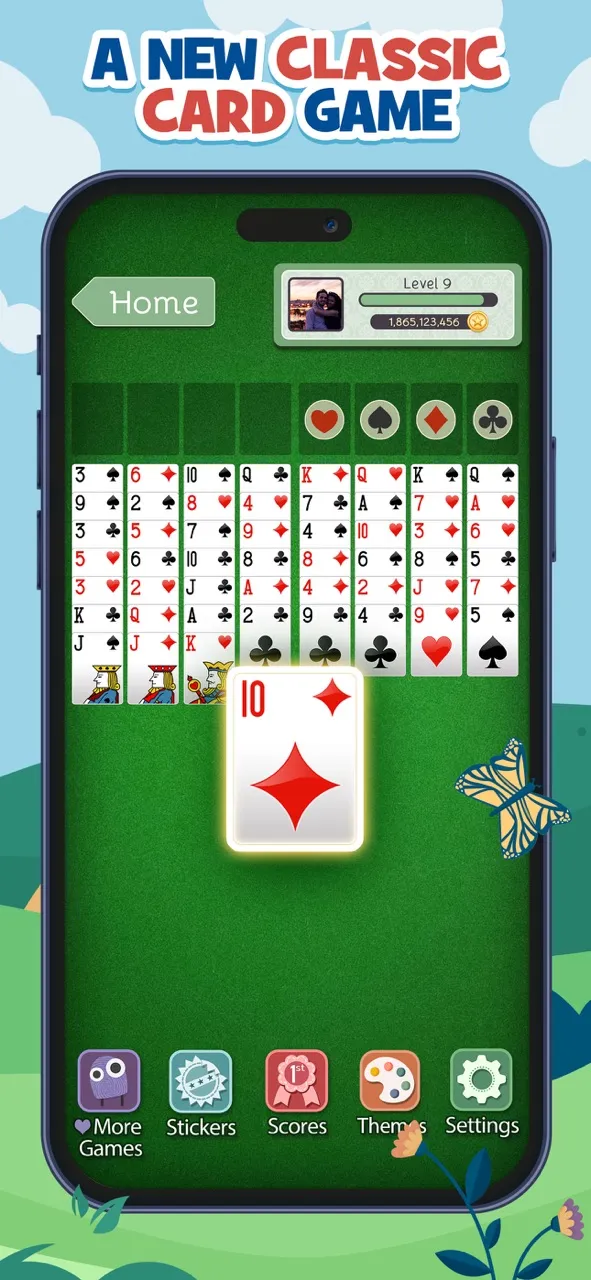FreeCell Deluxe® Social | Permainan | XWorld