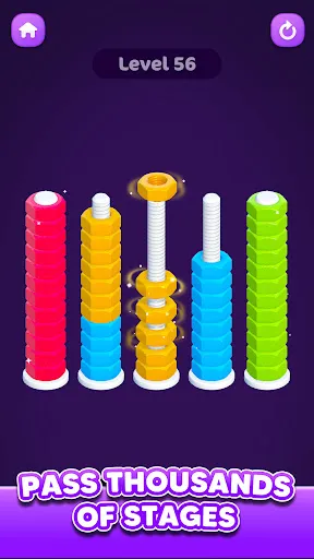 Nut Sort: Color Match Game | 游戏 | XWorld