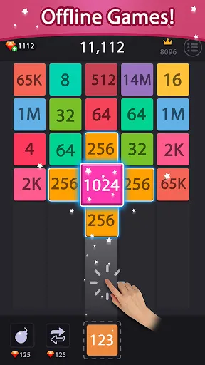 Merge block - 2048 puzzle game | Permainan | XWorld