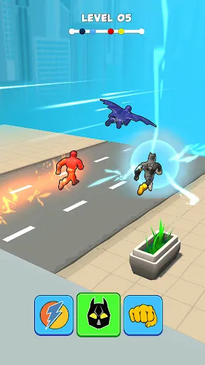 Superhero Transform Shift Game | juego | XWorld