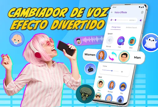 Cambiador de Voz por Efectos | juego | XWorld