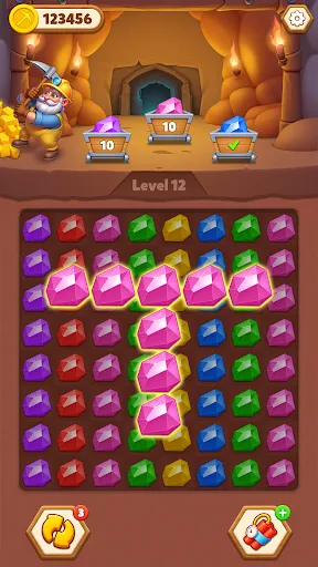 Cave Gem Crush | Permainan | XWorld