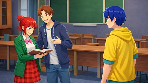 Anime Girl Sakura High School | Games | XWorld