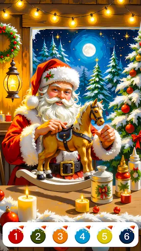 Pintura por Números de Navidad | juego | XWorld Pintura por Números de Navidad | juego | XWorld