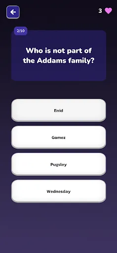 Wednesday Addams Trivia | เกม | XWorld