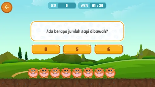 Belajar Berhitung Mr. Moo | Permainan | XWorld