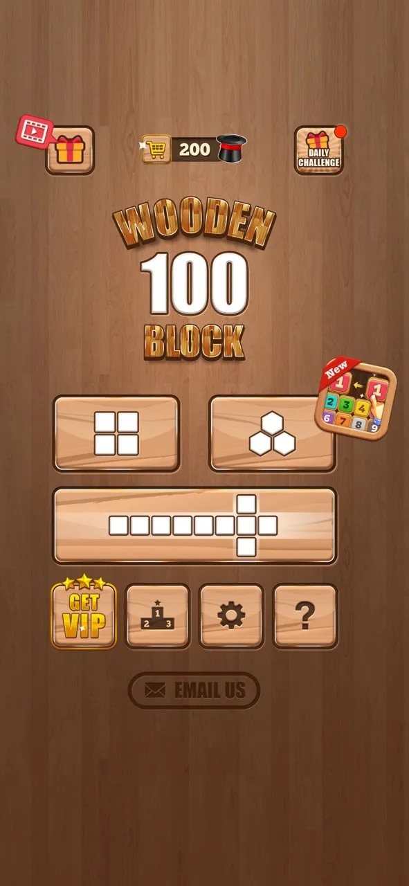 Wooden 100 Block Puzzle Game | Permainan | XWorld