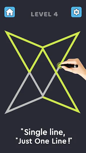Single Line Puzzle Drawing | 游戏 | XWorld