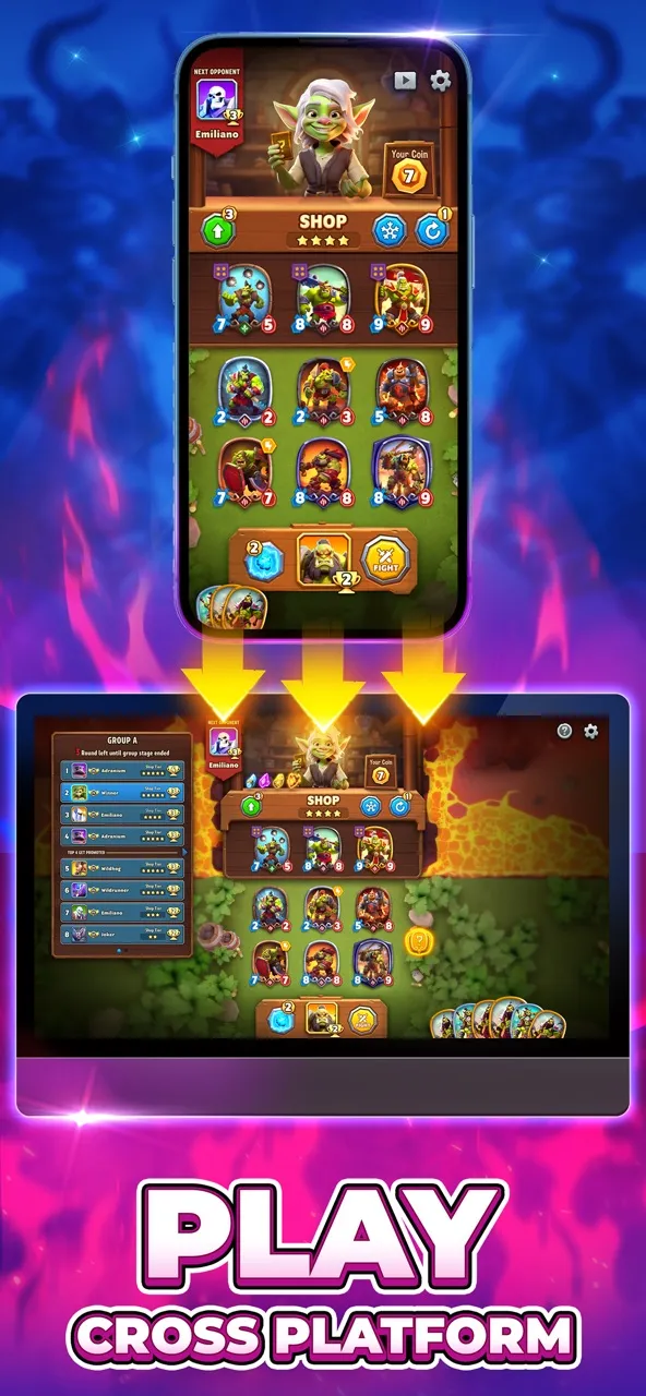 ARCANE RUSH: Auto Battler | Games | XWorld