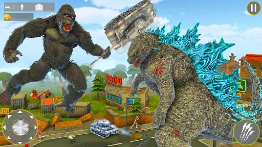 Gorilla king kong vs Godzilla | juego | XWorld