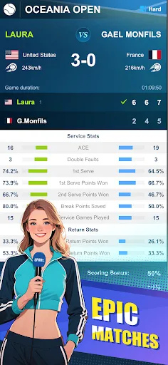 Tennis rising star | Permainan | XWorld Tennis rising star | Permainan | XWorld