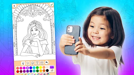 Princess Coloring Game | Games | XWorld