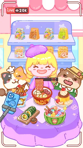 Mukbang ASMR Livestream Party | Games | XWorld