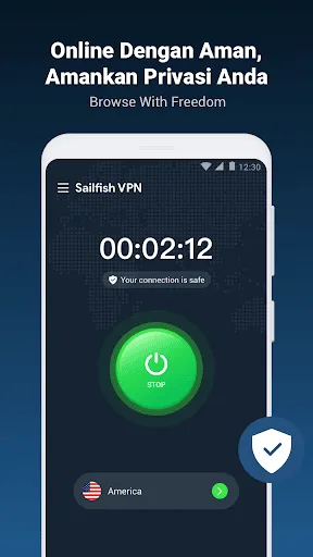 SailfishVPN - VPN Cepat&Aman | Permainan | XWorld