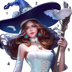 XWorld | Curse Color: Color by Number