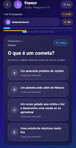 Ciência Clash: Quiz & Batalha | 游戏 | XWorld Ciência Clash: Quiz & Batalha | 游戏 | XWorld