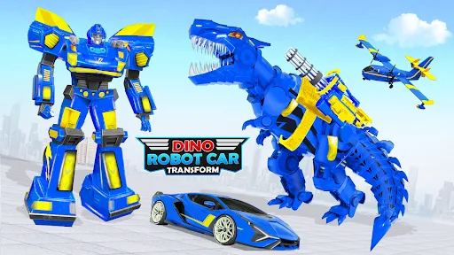 Dino Transform Robot Car Game | juego | XWorld