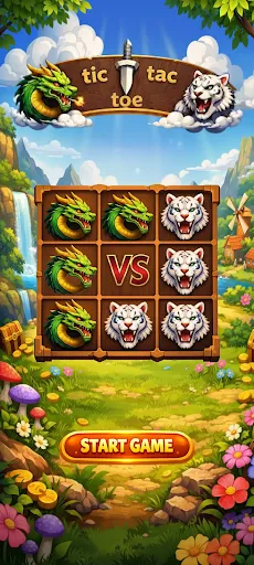 Dragon & Tiger – Tic Tac Toe | 游戏 | XWorld