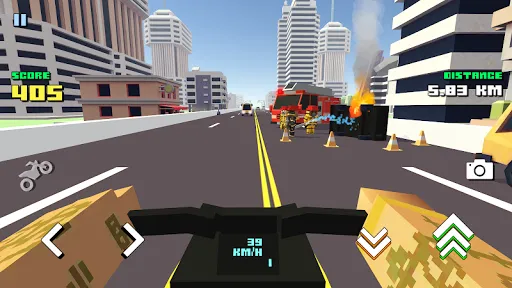 Blocky Moto Racing - motor | Permainan | XWorld