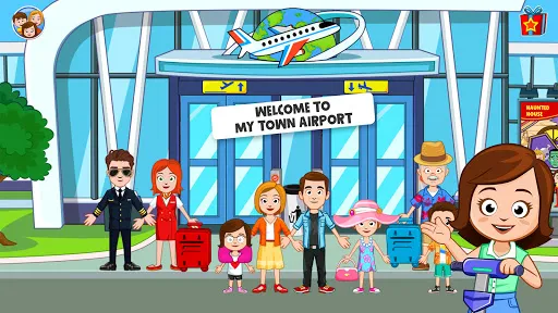 My Town Airport games for kids | Games | XWorld