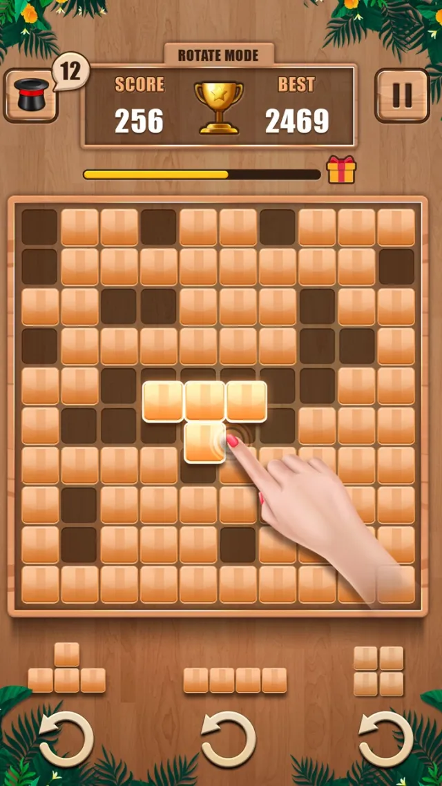 Wooden 100 Block Puzzle Game | เกม | XWorld