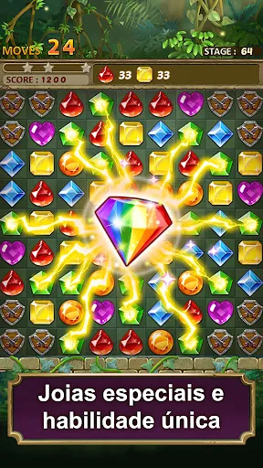 Jewels Jungle : Match 3 Puzzle | Jogos | XWorld