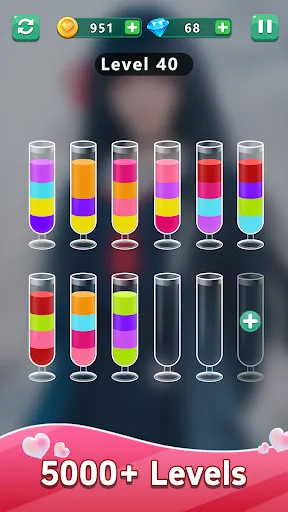 Water Sort:Romance Girl | Игры | XWorld