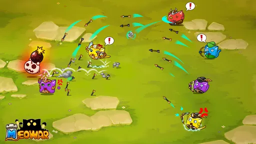 Meowar - PvP Cat Merge Defense | juego | XWorld