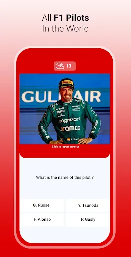 Quiz F1 - Adivina el Piloto | juego | XWorld
