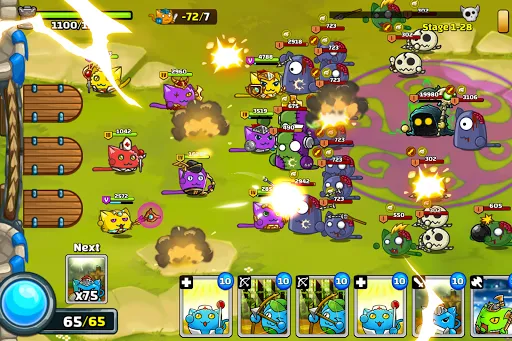 Meowar - PvP Cat Merge Defense | juego | XWorld