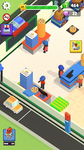 Idle Pizza Shop Tycoon Game | 游戏 | XWorld