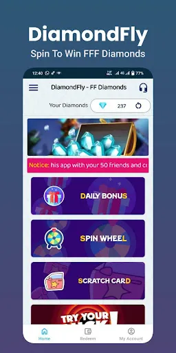 Diamondjo: Play Win FFDiamonds | Permainan | XWorld