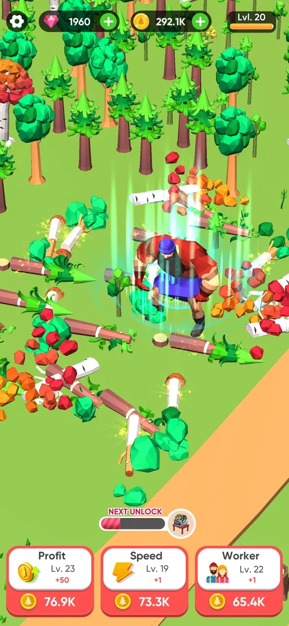 Idle Lumber Mill | 游戏 | XWorld