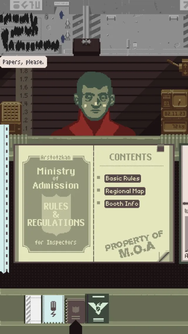 Papers, Please | Permainan | XWorld