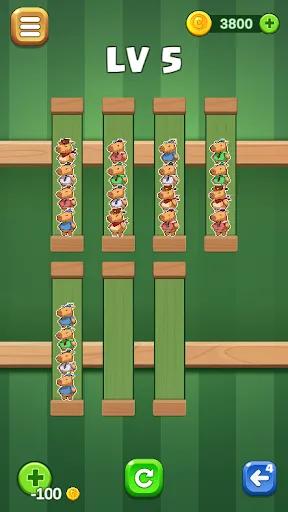 Cabybara Sort | 游戏 | XWorld