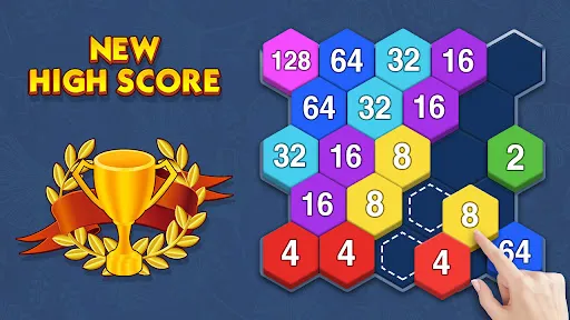 Merge Block - 2048 Hexa puzzle | เกม | XWorld