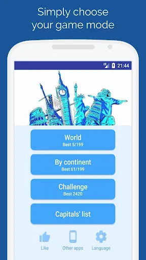 Capitals of the countries Quiz | Games | XWorld