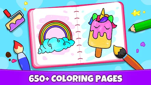 Unicorn Coloring Game For Kids | Games | XWorld