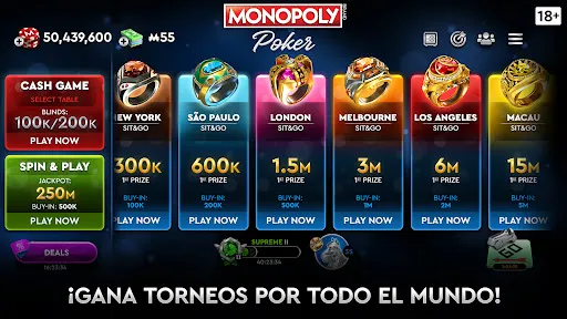 MONOPOLY Póker - Texas Holdem | juego | XWorld