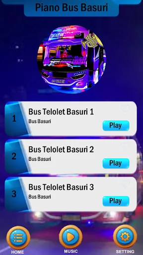 Piano Bus Basuri | Permainan | XWorld