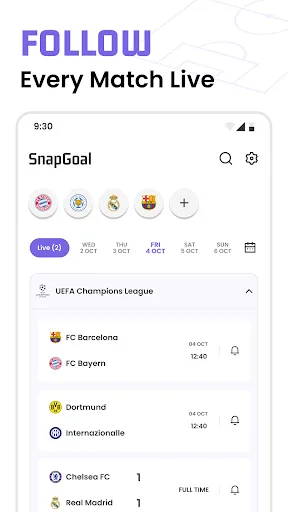 Football Live Scores: SnapGoal | Games | XWorld