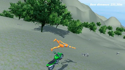 Motorcycle Ragdoll Fall | Игры | XWorld