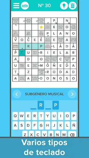 Autodeterminación: crucigramas | juego | XWorld