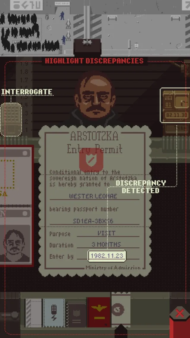 Papers, Please | Permainan | XWorld