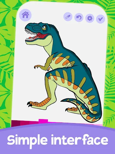 Dino Coloring | Games | XWorld