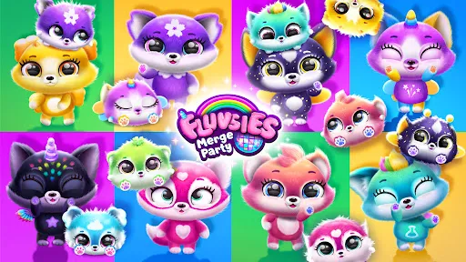 Fluvsies Merge Party | juego | XWorld